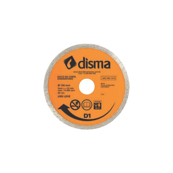 DISCO DIAM 105MM D1 DISMA COM 25 CONTINVO