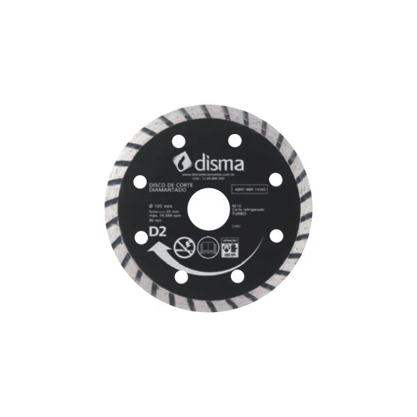 DISCO DIAM 105MM  D2 TURBO DISMA COM 25