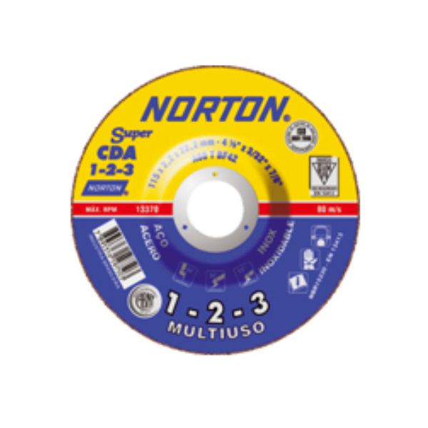 DISCO MULTIUSO 4.1/2X3/32X7/8 CDA123 NOR